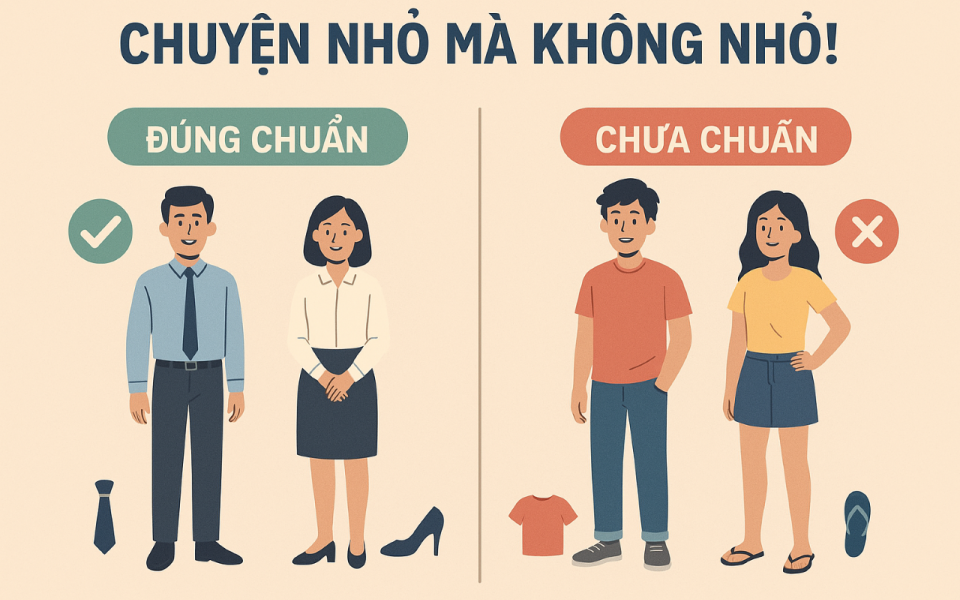 Trang phục chuẩn văn hóa Long Giang: Chuyện nhỏ mà không nhỏ